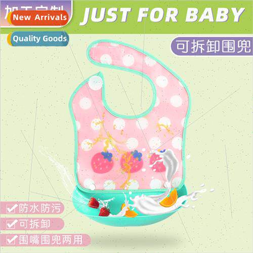 Baby eating bibs removable bibs baby drooling scarf bibs chi