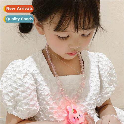 Children necklaces will glow girls Princess Elsa Frozen chil