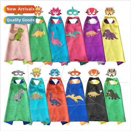 Childrens dinosaur cape men and women Halloween cape hero ca