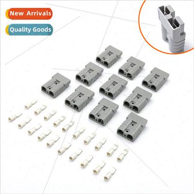 Gray Forklift 50A 600V Connector Plug Bipolar Power Connecto