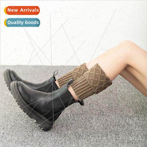 Europe knted sock boot covers women wool warm foot covers di