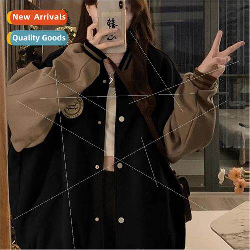 2023 new winter American tide baseball jacket girls fall win