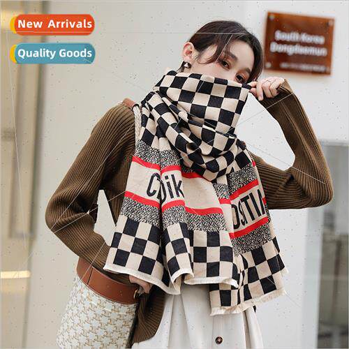 2023 fall winter new Korea  checkerboard checkerboard imatio
