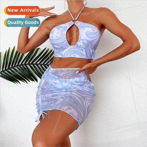Three Piece Bikini Swimsu Europe Sexy Slimming i Swimwear