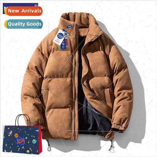 American cotton jacket men winter new padded thickened tide