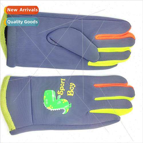 Children outdoor skiing riding sports protection warm winter