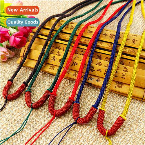 Thickened long necklace rope sweater chain rope jade pendant