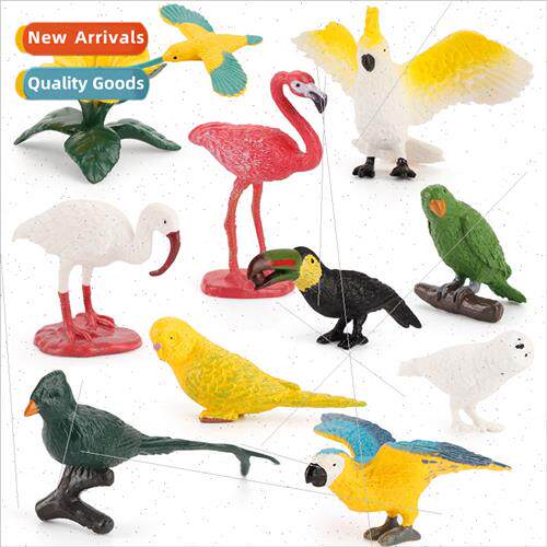 Children simulation animal bird model parrot flamingo toucan