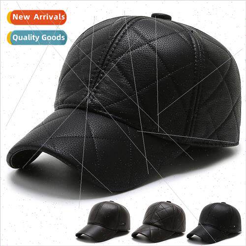 Hat men fall winter ear protection cap outdoor leisure embro