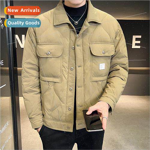 2022 winter new fashion American workwear cotton jacket lape
