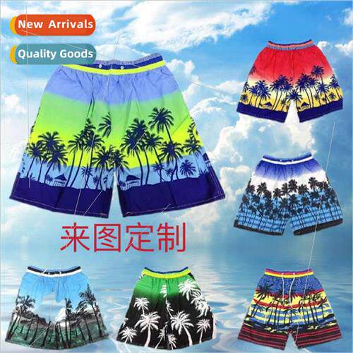 Fashion breathable beach pants mens large size casual loose