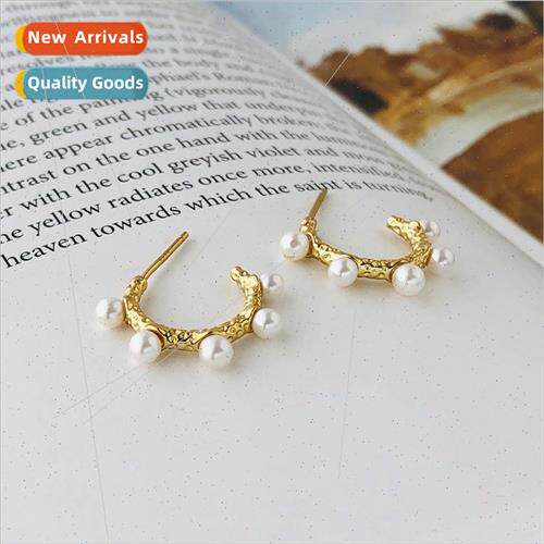 925 silver Earrings French Elegant Earrings Beads Earrings E