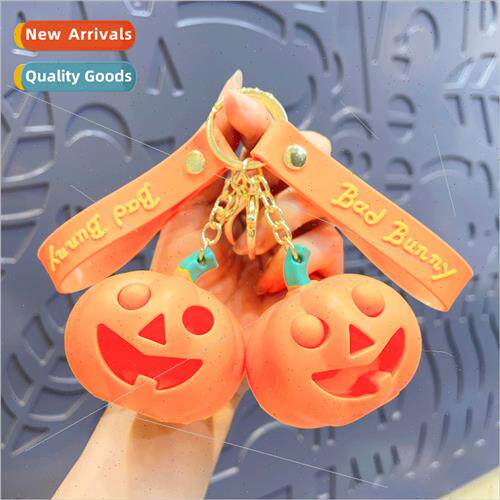 Halloween simple bag car cartoon gift doll key chain pumpkin