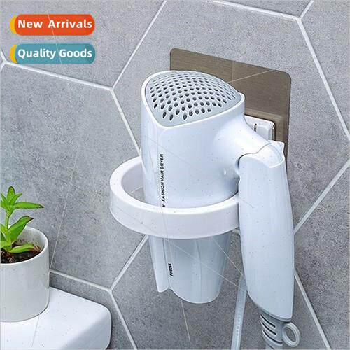 No punch wall-mounted hair dryer rack wind dryer shelf appli