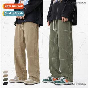 2023 Spring Autumn new textured washed cotton heavyweight wo