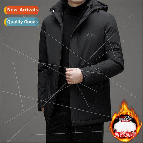 Men cotton jacket middle-aged elderly fashion loose big size