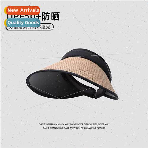 Sun hat ladies summer straw hollow top anti-ultraviolet face