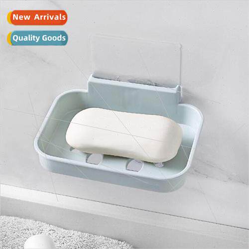 Smiley -marking stick bathroom wall-mounted soap box drainin