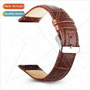 leather grain strap ticwatch crocodile bamboo