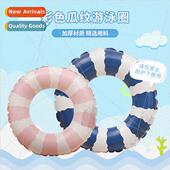 2023 summer new Childrens retro ring melon stripe swim