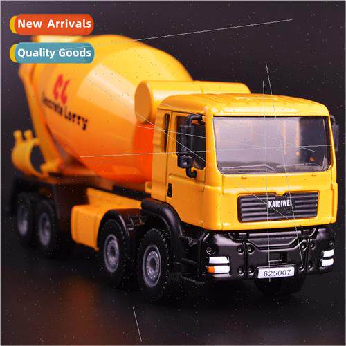 Alloy engineering car 1:50 cement mixer truck model children
