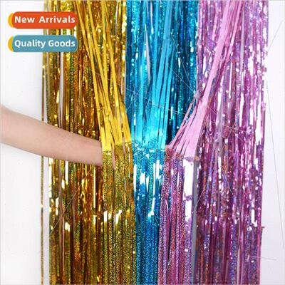 1m*2m Dot Laser Rain Curtain Birthday Party Backdrop Decorat
