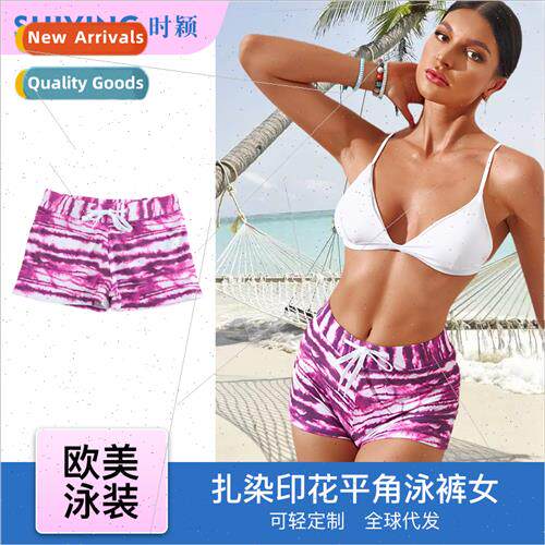 Europe double layer swim trunks women 2023 summer new unique