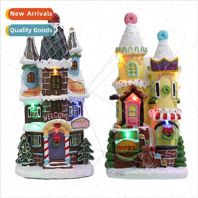 Christmas Resin Crafts Glow Cookie House Christmas Glow Cott