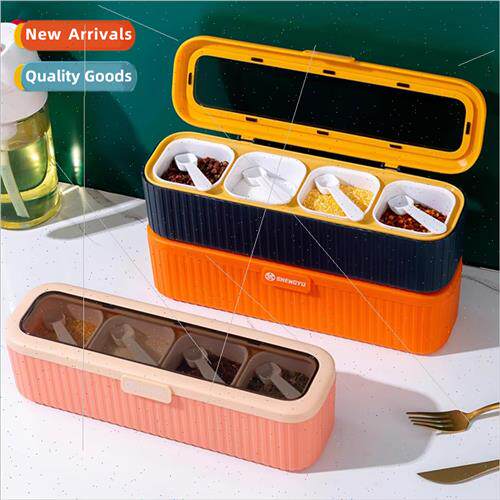 ght luxury Scandinavian household spice box divider four com - 实物图