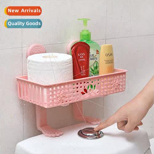 Creative single bathroom shelf bathroom toilet paper towel b