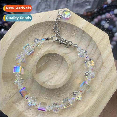 Korea 8mm Au Place Candy Crystal Bracelet Crystal Bracelet F