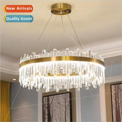 -modern light luxury crystal chandelier living room bedroom