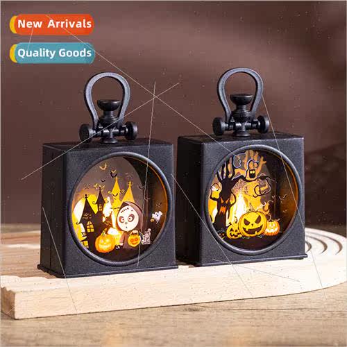 Halloween decoration children portable pumpkin lamp kinderga