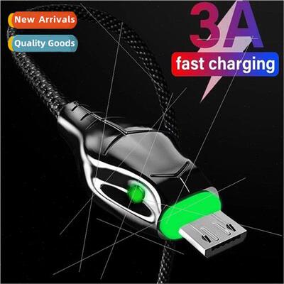 Zinc alloy snake head with light data cable 适用android appl