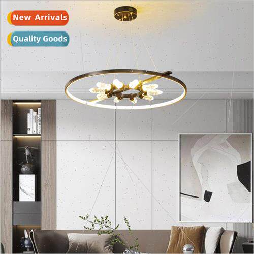 All copper art round chandelier LED copper crystal star chan