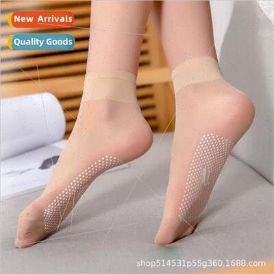 Pointed rubber -slip stockings women socks summer thin cryst