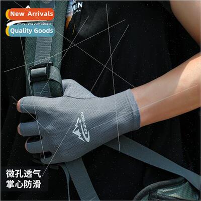 Mens sunscreen gloves summer outdoor riding driving UV ice s