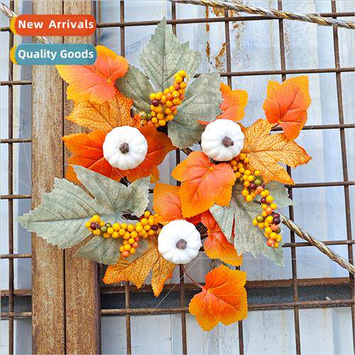 Thanksgiving Harvest Festival Maple Leaf Candle Holder Ornam
