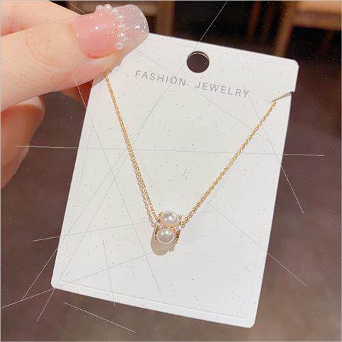 mple fashion small waist circle necklace niche delicate cele