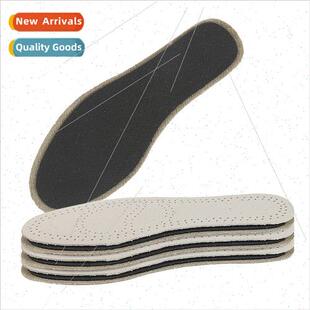 Insole thickened head layer cowhide sweat deodorization brea