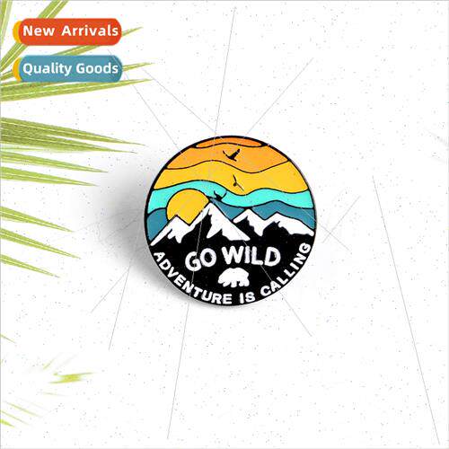 Europe Uned States creative new enamel alloy lapel pins adve