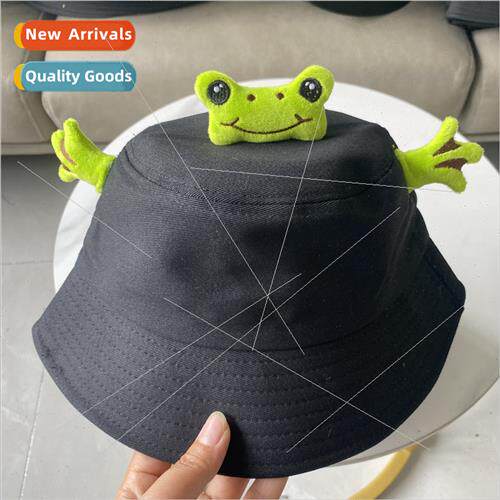 ttle frog cute fisherman hat cotton pot hat four seasons can