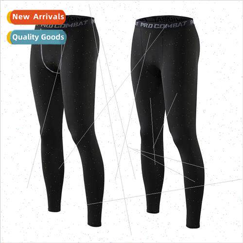 Summer sports fness trousers men running sports tight elasti