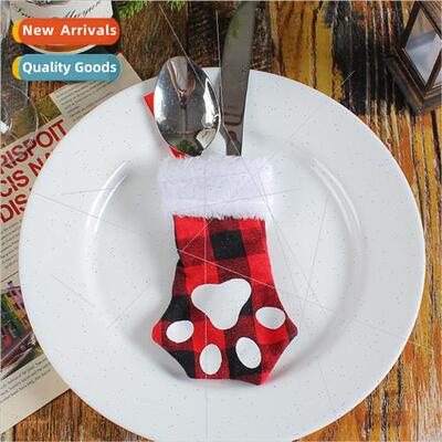 New Cat Paw Knife Fork Set 2023 Christmas  Bag Restaurant Ba