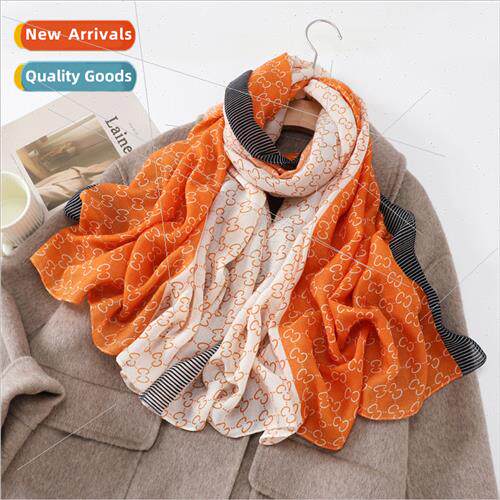 New Europe Uned States wind scarf female hundred letters pri