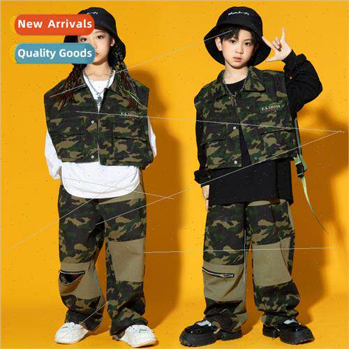 Set dance children tide clothing su boys and girls hip-hop t