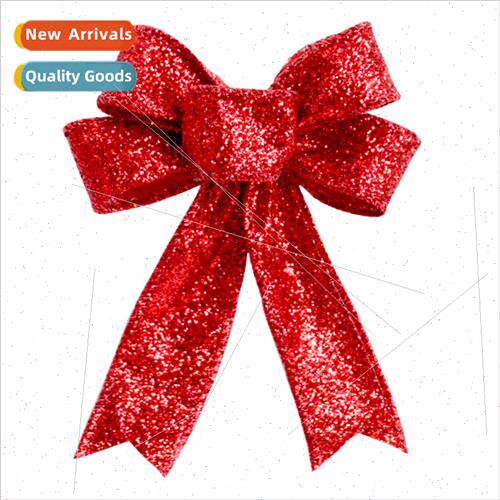 Christmas decorations 23CM onion pink Christmas bow Christma