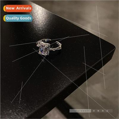 Sense opening index finger ring female fashion niche ins col