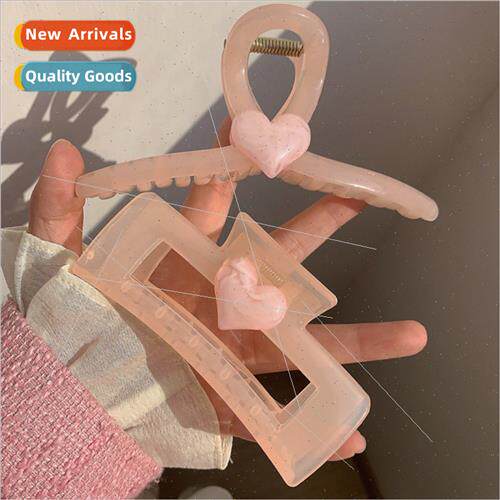 Korea pink love heart scratch cl