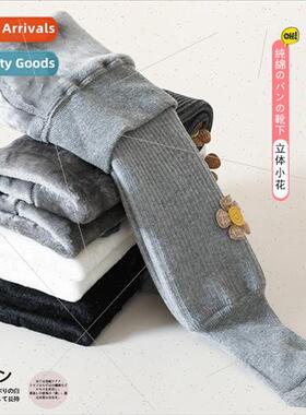 Childrens pantyhose padded thickened fall and winter new smi